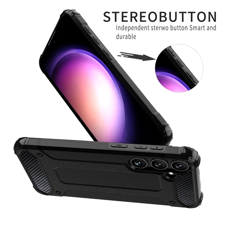 For Samsung Galaxy S24+ 5G Magic Armor TPU + PC Phone Case(Silver) - Galaxy S24+ 5G Cases by PMC TechLife | Online Shopping South Africa | PMC TechLife