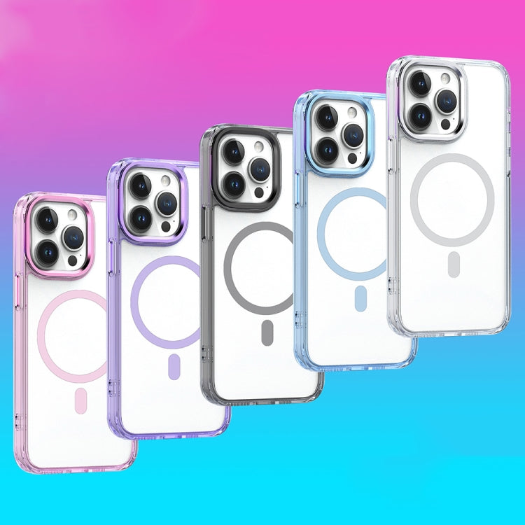 For iPhone 11 MagSafe Magnetic Clear Phone Case(Pink) - iPhone 11 Cases by PMC TechLife | Online Shopping South Africa | PMC TechLife