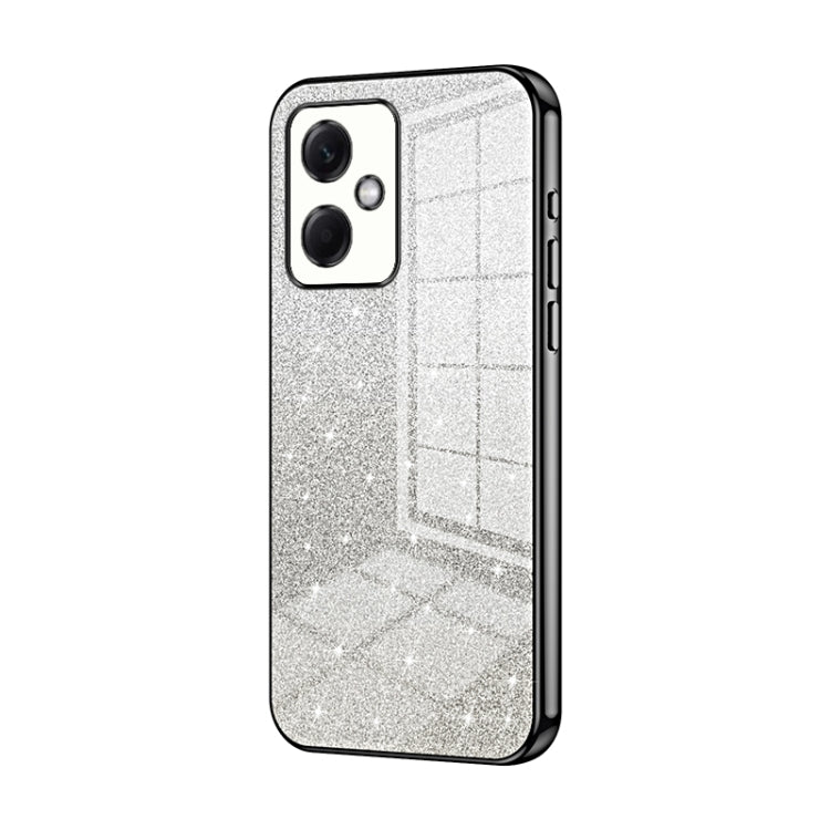 For Xiaomi Redmi Note 12R Pro Gradient Glitter Powder Electroplated Phone Case(Black) - free shipping - PMC TechLife - Order now!