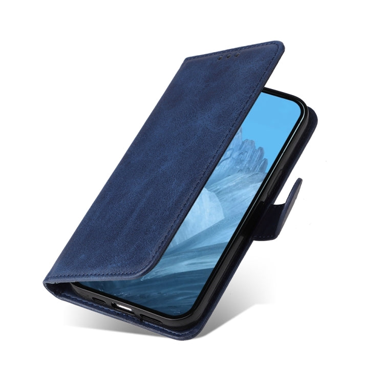 For Google Pixel 9 Classic Calf Texture Flip Leather Phone Case(Blue) - Google Cases by PMC TechLife | Online Shopping South Africa | PMC TechLife | Buy Now Pay Later Mobicred