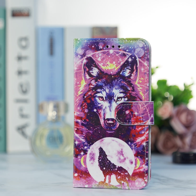 For Blackview A53 Pro Painted Pattern Horizontal Flip Leather Phone Case(Wolf Totem) - More Brand by PMC TechLife | Online Shopping South Africa | PMC TechLife | Buy Now Pay Later Mobicred
