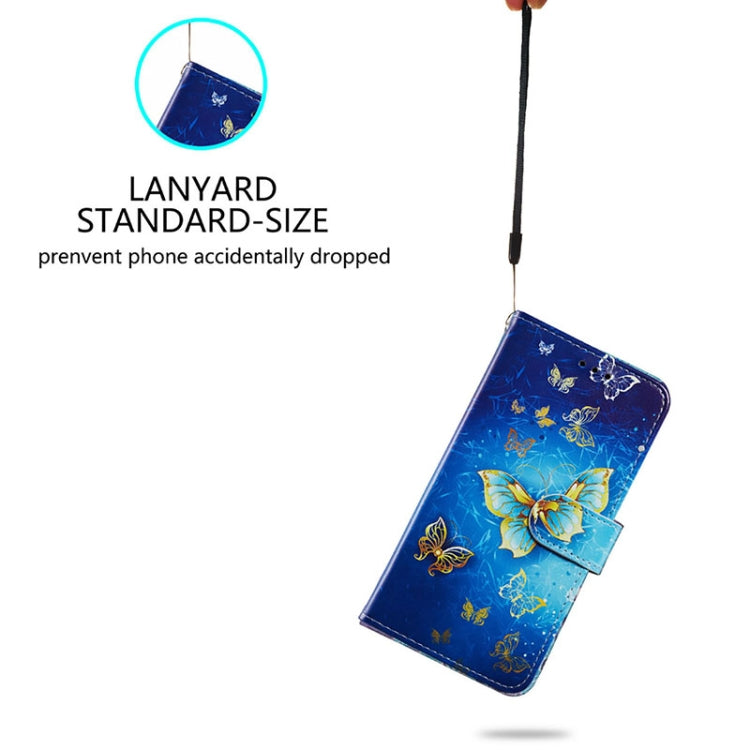 For Blackview A55 Pro Painted Pattern Horizontal Flip Leather Phone Case(Butterfly) - More Brand by PMC TechLife | Online Shopping South Africa | PMC TechLife | Buy Now Pay Later Mobicred