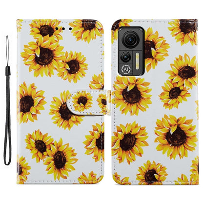 For Ulefone Note 14 Painted Pattern Horizontal Flip Leather Phone Case(Sunflower) - Ulefone Cases by PMC Jewellery | Online Shopping South Africa | PMC Jewellery | Buy Now Pay Later Mobicred