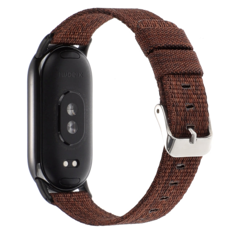 For Xiaomi Mi Band 8 Nylon Canvas Watch Band(Wine Red) - free shipping - PMc TechLife - Order now!