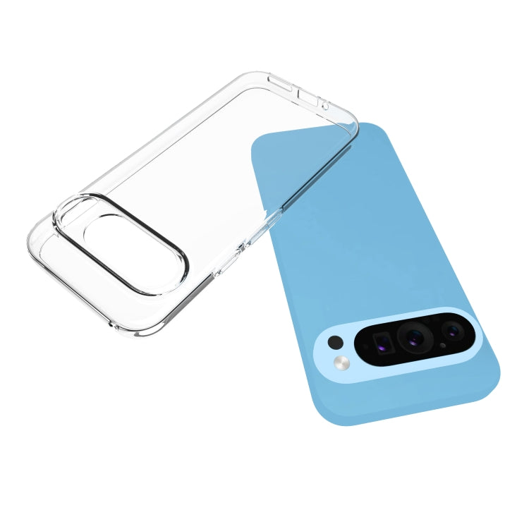 For Google Pixel 9 Waterproof Texture TPU Phone Case(Transparent) - Google Cases by PMC TechLife | Online Shopping South Africa | PMC TechLife | Buy Now Pay Later Mobicred