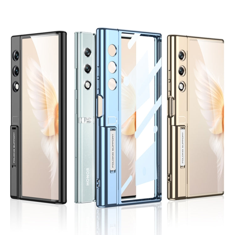 For Honor V Purse GKK Integrated Flip Electroplating TPU Case with Holder(Black) - free shipping - PMC Jewellery - Order now!