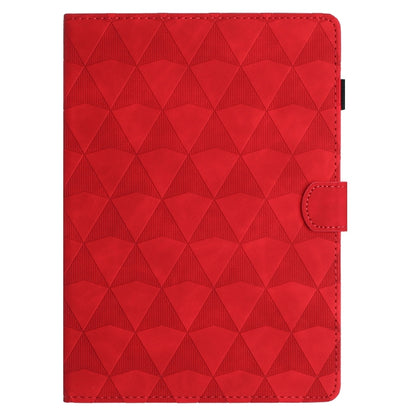 For iPad Pro 11 2024 Diamond Texture Embossed Leather Smart Tablet Case(Red) - iPad Pro 11 2024 Cases by PMC Jewellery | Online Shopping South Africa | PMC Jewellery | Buy Now Pay Later Mobicred