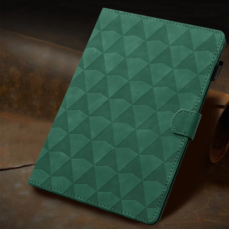 For iPad Pro 11 2024 Diamond Texture Embossed Leather Smart Tablet Case(Green) - iPad Pro 11 2024 Cases by PMC Jewellery | Online Shopping South Africa | PMC Jewellery | Buy Now Pay Later Mobicred