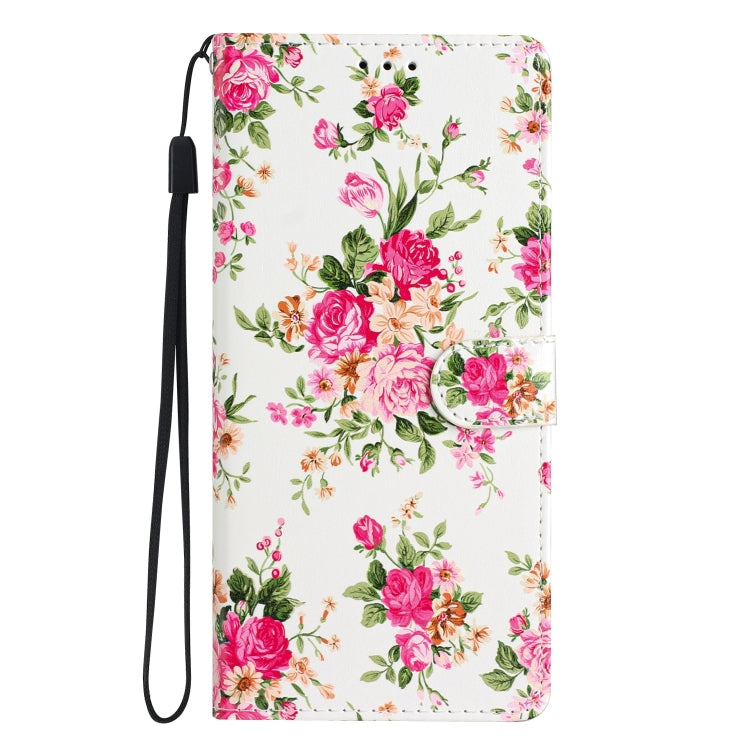 For Blackview A55 Pro Colored Drawing Leather Phone Case(Peonies) - More Brand by PMC TechLife | Online Shopping South Africa | PMC TechLife