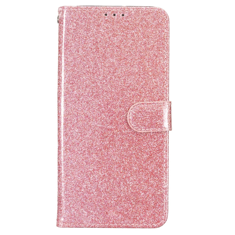 For Blackview A53 Pro Glitter Powder Flip Leather Phone Case(Rose Gold) - More Brand by PMC TechLife | Online Shopping South Africa | PMC TechLife | Buy Now Pay Later Mobicred