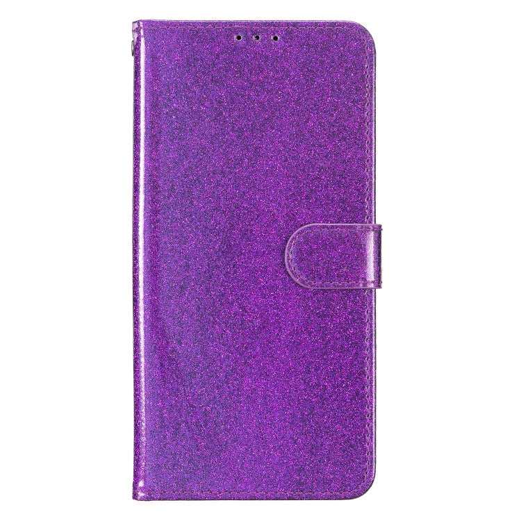 For Blackview A53 Pro Glitter Powder Flip Leather Phone Case(Purple) - More Brand by PMC TechLife | Online Shopping South Africa | PMC TechLife
