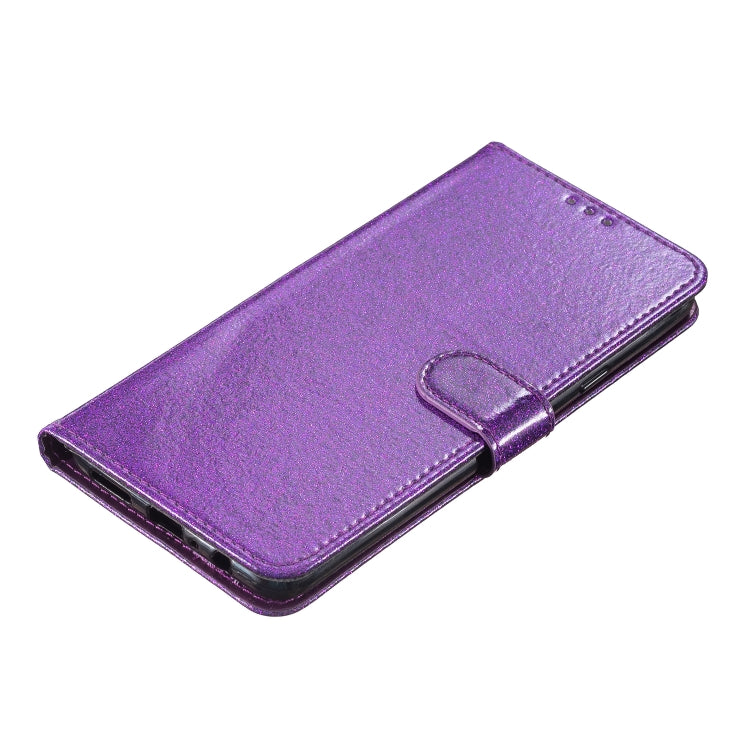 For Blackview A53 Pro Glitter Powder Flip Leather Phone Case(Purple) - More Brand by PMC TechLife | Online Shopping South Africa | PMC TechLife