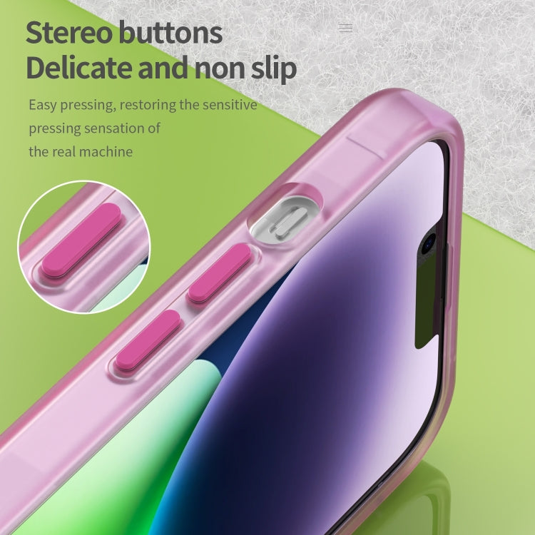 For iPhone 16 MagSafe Frosted Translucent TPU + PC Full Coverage Phone Case(Pink) - iPhone 16 Cases by PMC Jewellery | Online Shopping South Africa | PMC Jewellery | Buy Now Pay Later Mobicred