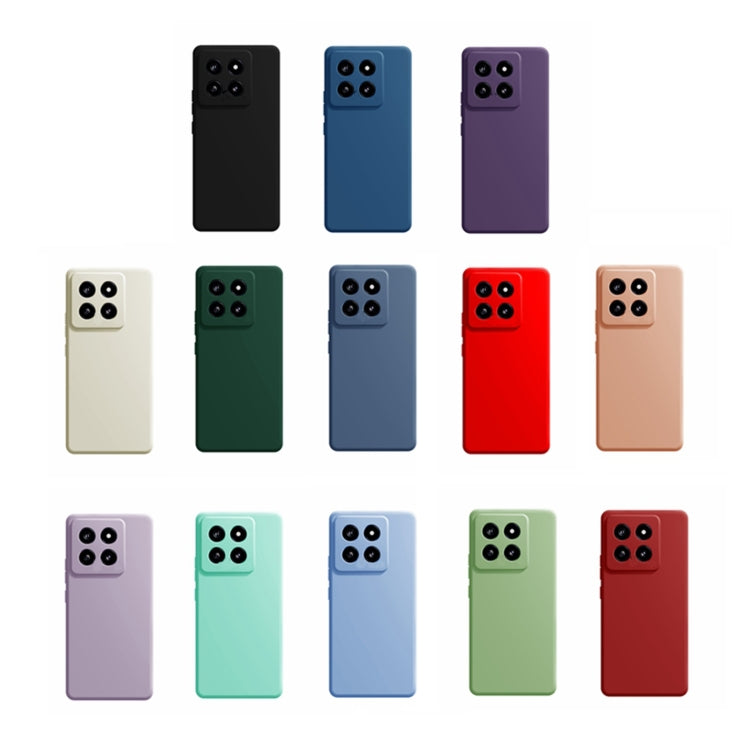 For Xiaomi 14 Pro Imitation Liquid Silicone Phone Case(Blue) - 14 Pro Cases by PMC TechLife | Online Shopping South Africa | PMC TechLife