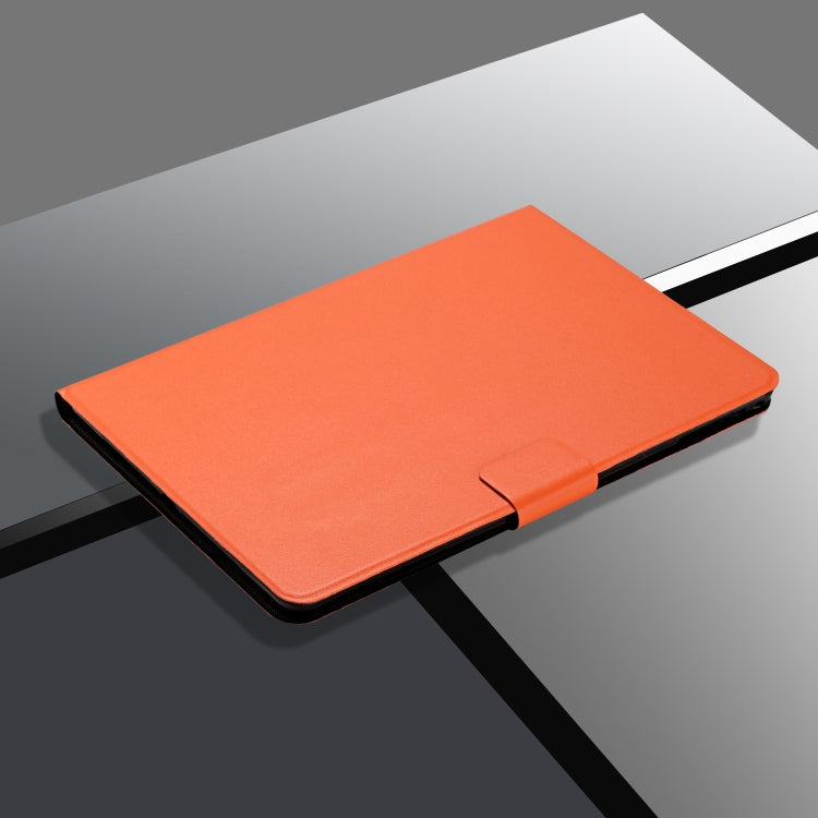 For Lenovo Tab P12 2023 / TB370FU Pure Color Smart Leather Tablet Case(Orange) - Lenovo by PMC TechLife | Online Shopping South Africa | PMC TechLife | Buy Now Pay Later Mobicred