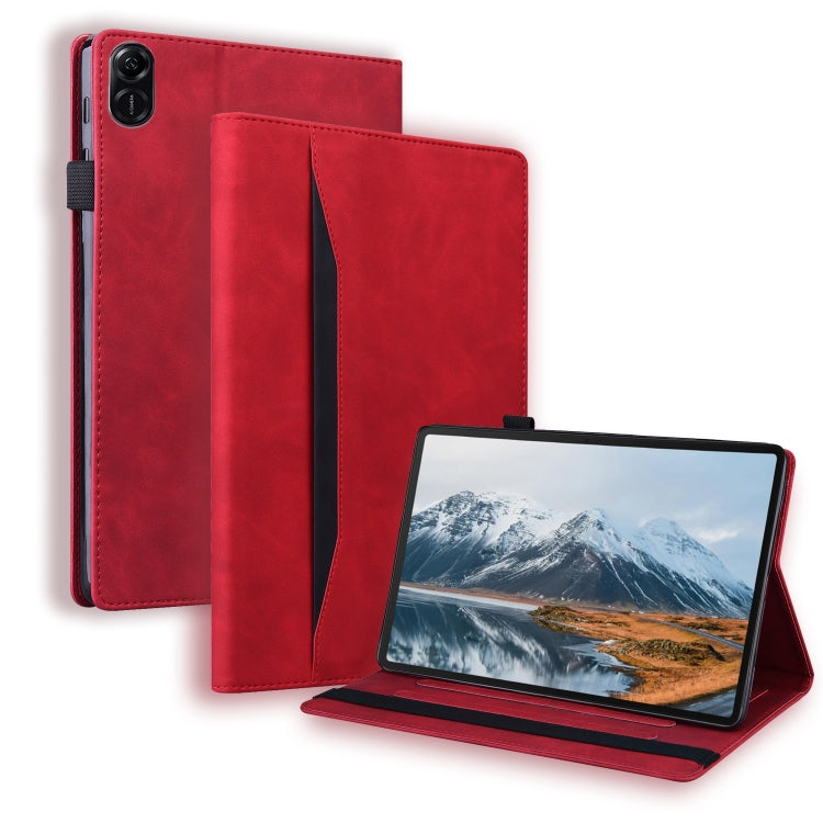 For Honor Pad X8a Splicing Shockproof Leather Tablet Case(Red) - free shipping - PMC TechLife - Order now!