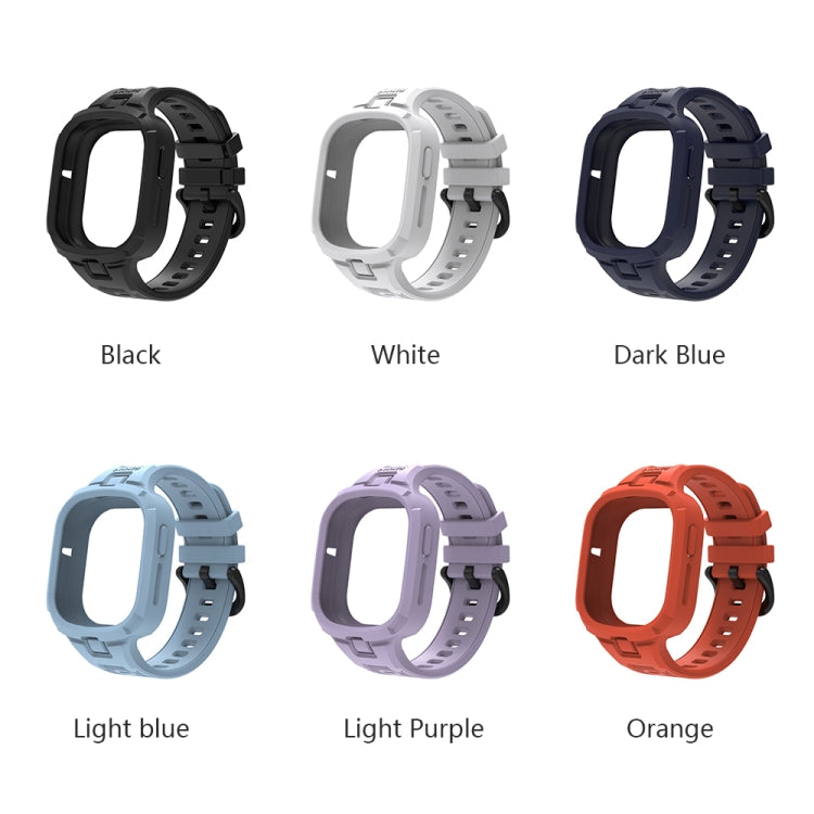 For Honor Watch 4 Solid Color Integrated TPU Watch Band(Orange) - Watch Bands by PMC TechLife | Online Shopping South Africa | PMC TechLife | Buy Now Pay Later Mobicred