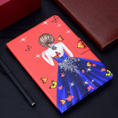 For Lenovo Tab M11/ Xiaoxin Pad 11 2024 Voltage Coloured Drawing Smart Leather Tablet Case(Girl Back) - Lenovo by PMC Jewellery | Online Shopping South Africa | PMC Jewellery | Buy Now Pay Later Mobicred