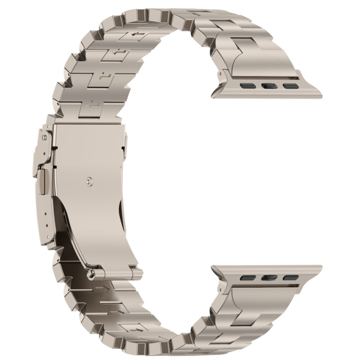 For Apple Watch Ultra 2 49mm Butterfly Type Titanium Steel Watch Band(Titanium) - Watch Bands by PMC Jewellery | Online Shopping South Africa | PMC Jewellery