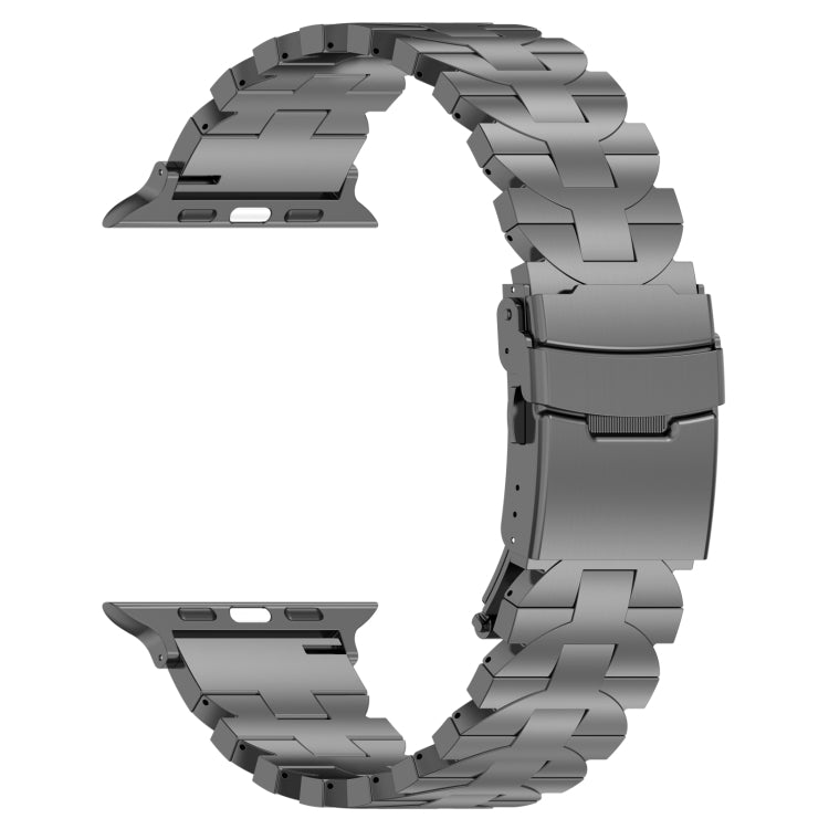 For Apple Watch Series 2 42mm Butterfly Type Titanium Steel Watch Band(Grey) - free shipping - PMC TechLife - Order now!