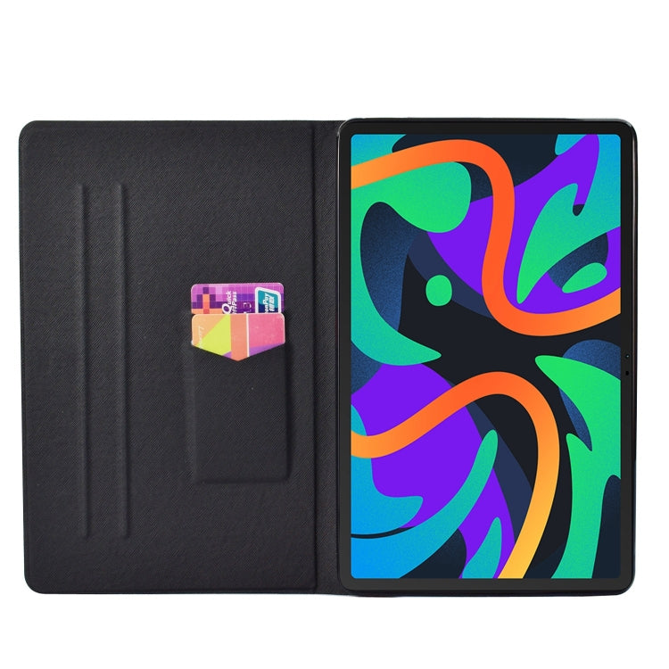 For Lenovo Tab M11/ Xiaoxin Pad 11 2024 Voltage Coloured Drawing Smart Leather Tablet Case(Romantic Tower) - Lenovo by PMC Jewellery | Online Shopping South Africa | PMC Jewellery | Buy Now Pay Later Mobicred