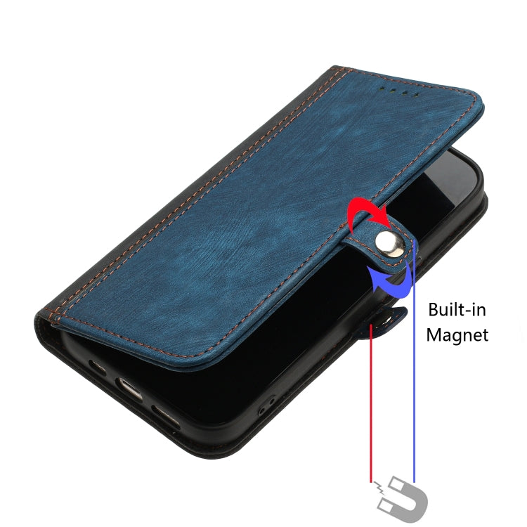 For Google Pixel 9 Pro Side Buckle Double Fold Hand Strap Leather Phone Case(Royal Blue) - Google Cases by PMC TechLife | Online Shopping South Africa | PMC TechLife | Buy Now Pay Later Mobicred