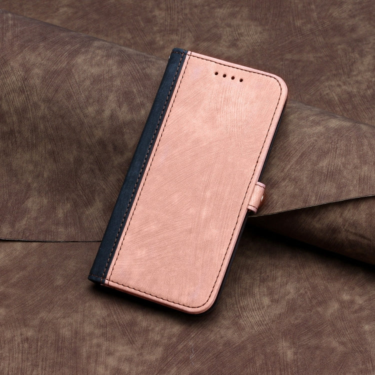 For Google Pixel 9 Pro Side Buckle Double Fold Hand Strap Leather Phone Case(Pink) - Google Cases by PMC TechLife | Online Shopping South Africa | PMC TechLife | Buy Now Pay Later Mobicred
