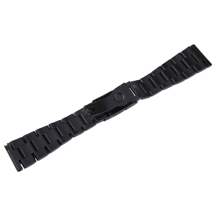 22mm Universal Three-Bead Stainless Steel Watch Band(Black Rose Gold) - free shipping - PMC TechLife - Order now!