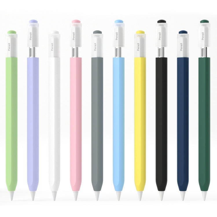 For Apple Pencil (USB-C) Transparent Jelly Stylus Protective Cover(Pink) - free shipping - PMC Jewellery - Order now!