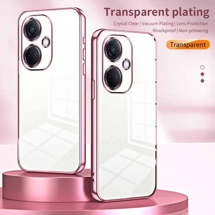 For OPPO K11 Transparent Plating Fine Hole Phone Case(Gold) - free shipping - PMC TechLife - Order now!