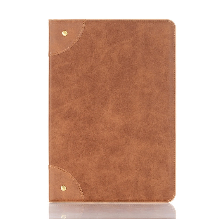 For Samsung Galaxy Tab S9 FE Retro Book Leather Tablet Case(Light Brown) - free shipping - PMC Jewellery - Order now!
