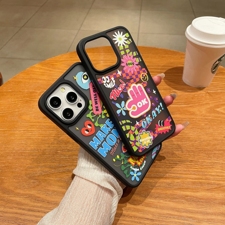 For iPhone 15 Trendy Graffiti Noctilucent Phone Cases(Make Money) - iPhone 15 Cases by PMC TechLife | Online Shopping South Africa | PMC TechLife