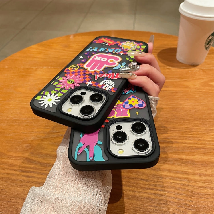 For iPhone 15 Trendy Graffiti Noctilucent Phone Cases(Make Money) - iPhone 15 Cases by PMC TechLife | Online Shopping South Africa | PMC TechLife