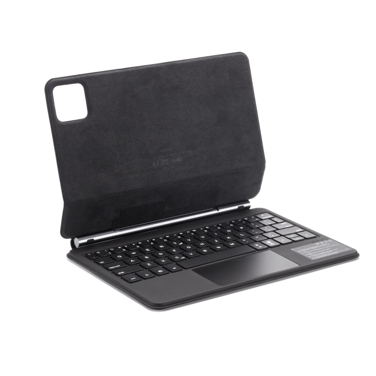 For Xiaomi Pad 6 / Pad Pro M11P-B-M611 Magnetic Bluetooth Keyboard Leather Tablet Case(Black) - Others Keyboard by PMC Jewellery | Online Shopping South Africa | PMC Jewellery