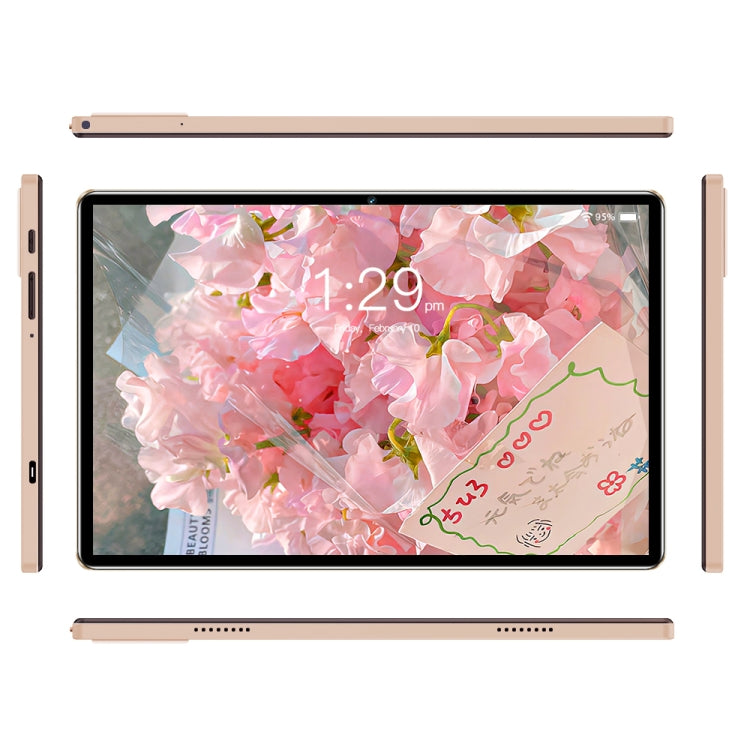 Pad 6 Max 10.1 inch 3G Phone Call Tablet PC, 2GB+32GB, Android 7 MTK6735 Quad Core CPU, Dual SIM(Gold) - 10.1 inch by PMC Jewellery | Online Shopping South Africa | PMC Jewellery