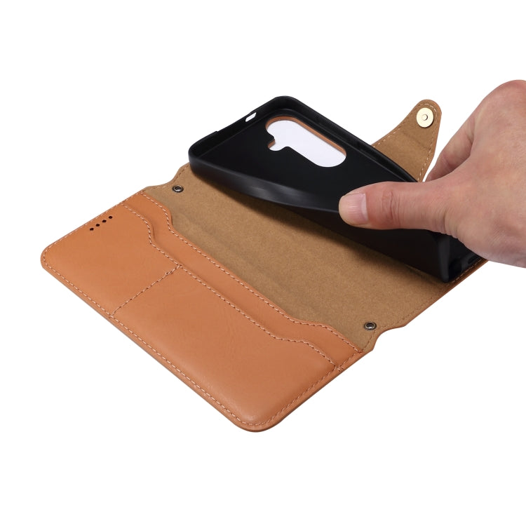 For Samsung Galaxy S24+ 5G Denior Cowhide Texture Wallet Style Leather Phone Case(Black) - free shipping - PMC Jewellery - Order now!