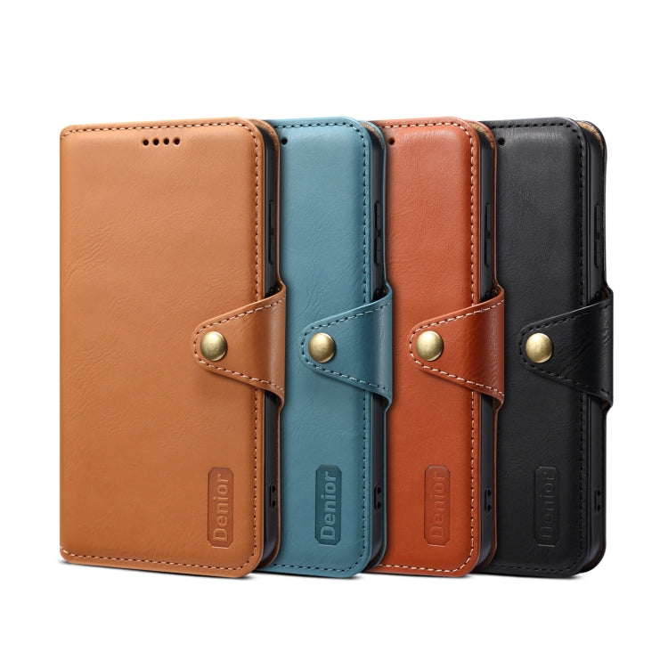For Samsung Galaxy S24+ 5G Denior Cowhide Texture Wallet Style Leather Phone Case(Black) - free shipping - PMC Jewellery - Order now!