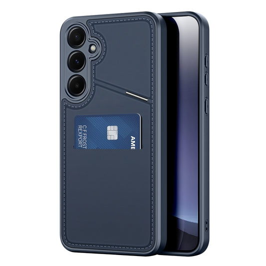 For Samsung Galaxy S25+ 5G DUX DUCIS Rafi II Series MagSafe Magnetic Holder RFID Phone Case(Blue) - Galaxy S25+ 5G Cases by DUX DUCIS | Online Shopping South Africa | PMC Jewellery | Buy Now Pay Later Mobicred