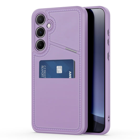 For Samsung Galaxy S25+ 5G DUX DUCIS Rafi II Series MagSafe Magnetic Holder RFID Phone Case(Purple) - Galaxy S25+ 5G Cases by DUX DUCIS | Online Shopping South Africa | PMC Jewellery | Buy Now Pay Later Mobicred