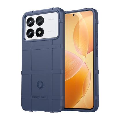 For Xiaomi Redmi K70 Full Coverage Shockproof TPU Phone Case(Blue) - K70 Cases by PMC Jewellery | Online Shopping South Africa | PMC Jewellery | Buy Now Pay Later Mobicred