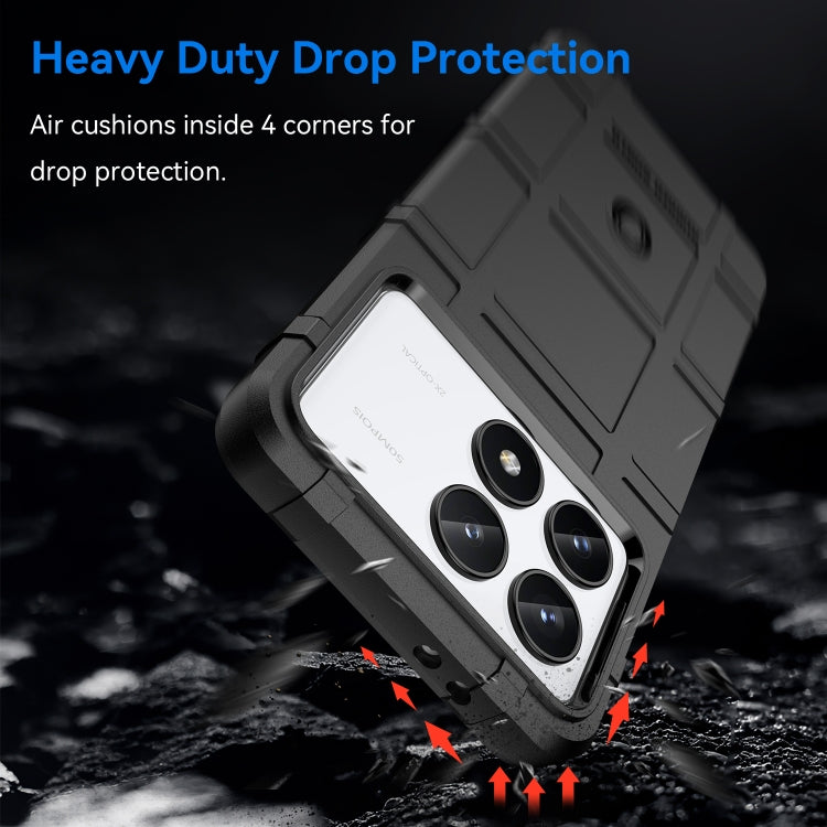 For Xiaomi Redmi K70 Pro Full Coverage Shockproof TPU Phone Case(Black) - Xiaomi Cases by PMC Jewellery | Online Shopping South Africa | PMC Jewellery | Buy Now Pay Later Mobicred