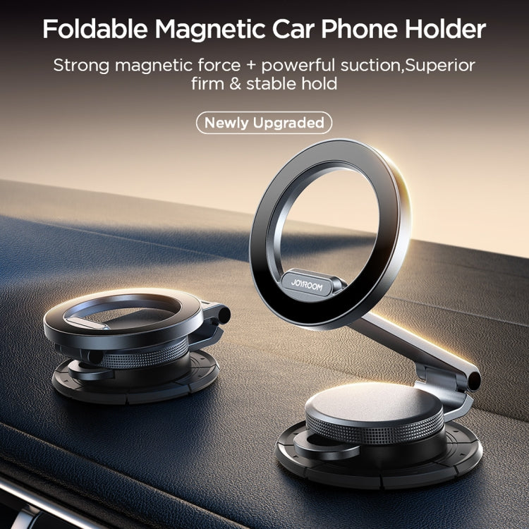 JOYROOM JR-ZS373 Foldable Magnetic Car Phone Holder(Black) - Car Holders by JOYROOM | Online Shopping South Africa | PMC Jewellery | Buy Now Pay Later Mobicred