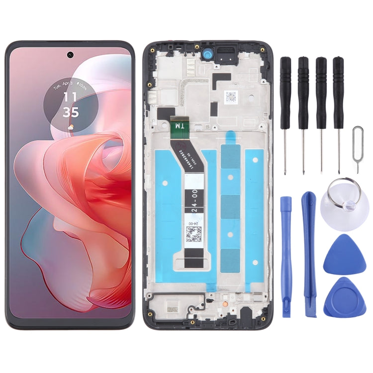 For Motorola Moto G Power 2024 OEM LCD Screen Digitizer Full Assembly with Frame - LCD Screen by PMC TechLife | Online Shopping South Africa | PMC TechLife | Buy Now Pay Later Mobicred
