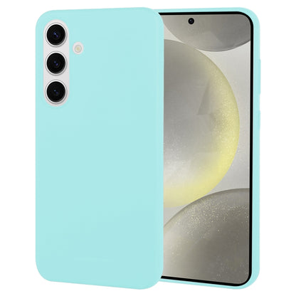 For Samsung Galaxy S24 5G GOOSPERY SOFT FEELING Liquid TPU Soft Phone Case(Mint Green) - Galaxy S24 5G Cases by GOOSPERY | Online Shopping South Africa | PMC Jewellery | Buy Now Pay Later Mobicred