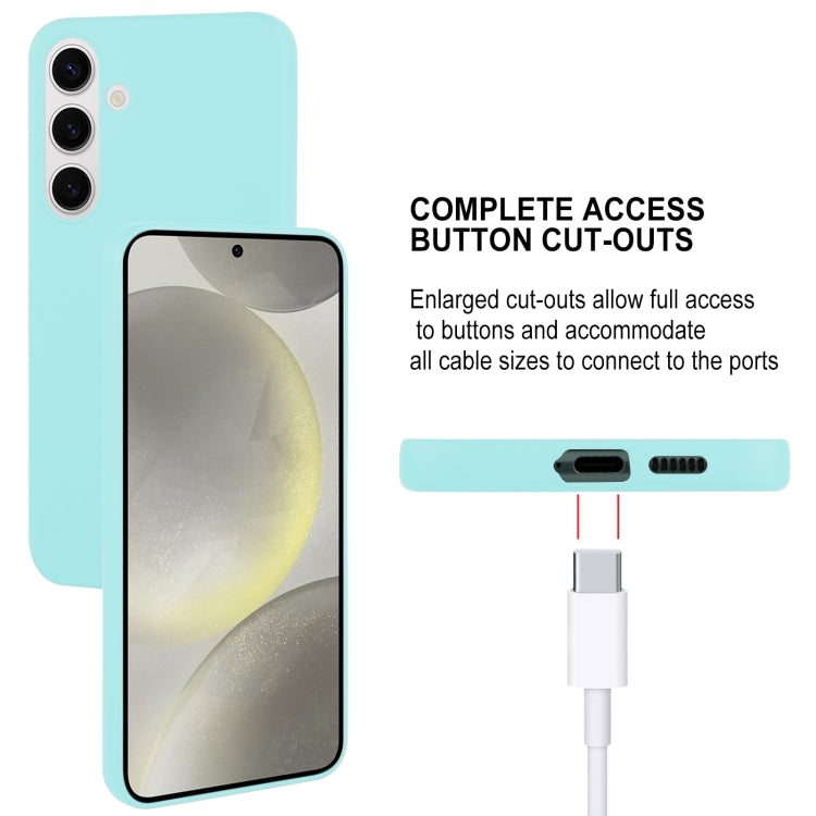 For Samsung Galaxy S24 5G GOOSPERY SOFT FEELING Liquid TPU Soft Phone Case(Mint Green) - Galaxy S24 5G Cases by GOOSPERY | Online Shopping South Africa | PMC Jewellery | Buy Now Pay Later Mobicred