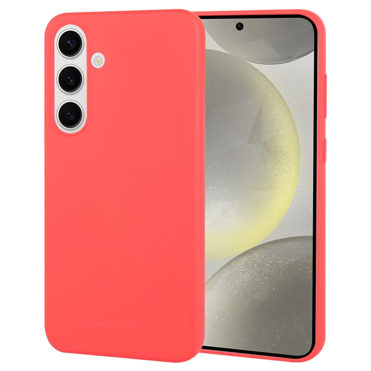 For Samsung Galaxy S24+ 5G GOOSPERY SOFT FEELING Liquid TPU Soft Phone Case(Red) - Galaxy S24+ 5G Cases by GOOSPERY | Online Shopping South Africa | PMC Jewellery | Buy Now Pay Later Mobicred