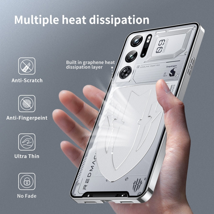 For ZTE nubia Red Magic 9S Pro Metal Cooling Phone Case(Silver) - ZTE Cases by PMC TechLife | Online Shopping South Africa | PMC TechLife | Buy Now Pay Later Mobicred