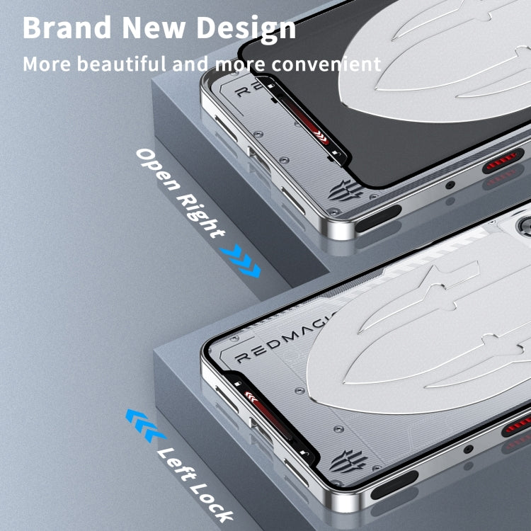 For ZTE nubia Red Magic 9S Pro Metal Cooling Phone Case(Silver) - ZTE Cases by PMC TechLife | Online Shopping South Africa | PMC TechLife | Buy Now Pay Later Mobicred