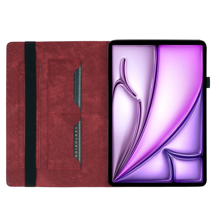 For iPad Air 11 2024 / Pro 11 2021 / 2020 Butterfly Cat Embossing Leather Tablet Case(Red) - iPad Air 11 2024 Cases by PMC Jewellery | Online Shopping South Africa | PMC Jewellery | Buy Now Pay Later Mobicred