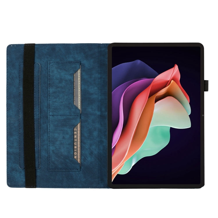 For Lenovo Tab P12 / Xiaoxin Pad Pro 12.7 Butterfly Cat Embossing Leather Tablet Case(Dark Blue) - Lenovo by PMC TechLife | Online Shopping South Africa | PMC TechLife | Buy Now Pay Later Mobicred